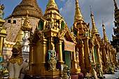 Yangon Myanmar. Shwedagon Pagoda (the Golden Stupa).  